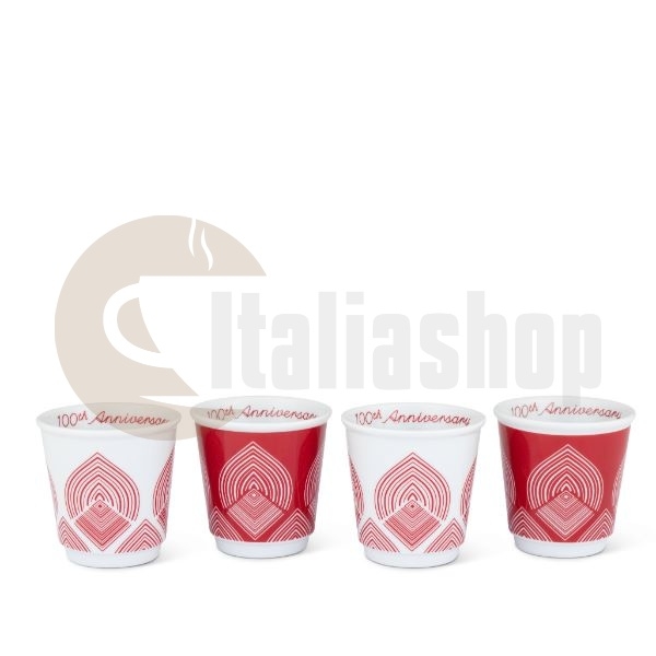 Bialetti Centenario Set 4 Cesti Espresso