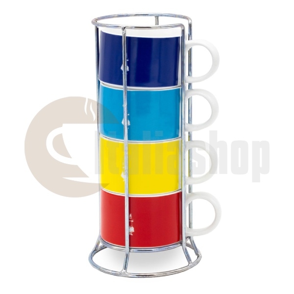 Bialetti Cești de Cappuccino Multicolor
