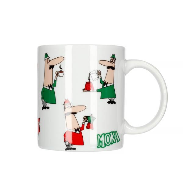 Bialetti Ceașcă De Porțelan Omino Tricolore