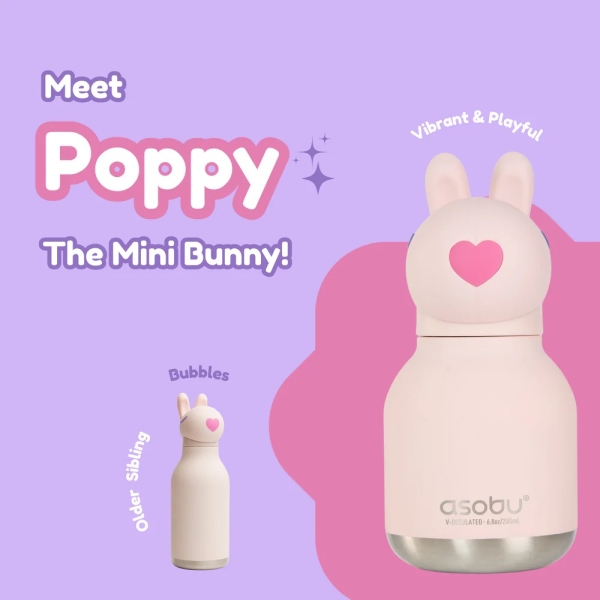 Sticlă termică Mini Bunny Bestie Bottle