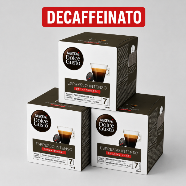 Dolce Gusto Dek Espresso Intenso 90 c.