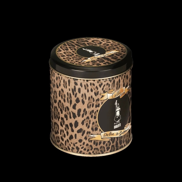Bialetti Dolce&amp;Gabbana Perfetto Moka Audace – cafea măcinată 200 g + cutie metalică pentru cafea