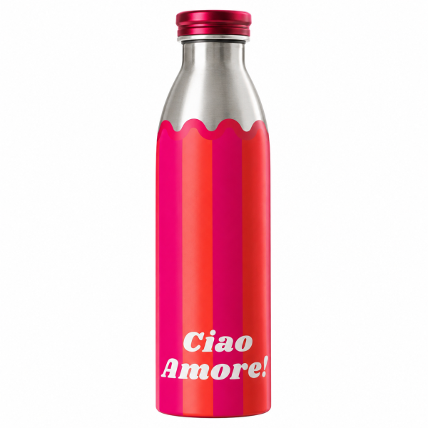 Bialetti Ciao Amore – Sticlă termoizolantă din oțel inoxidabil