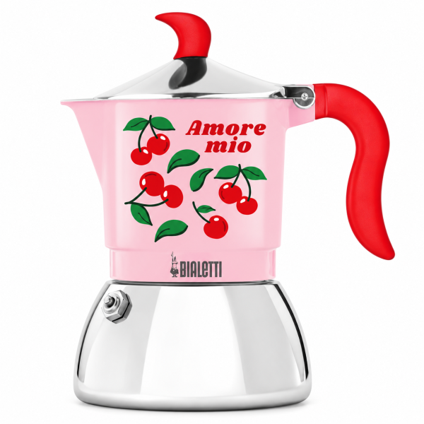 Cafetieră Bialetti Fiammetta Induction Mercato della Frutta pentru 4 cești