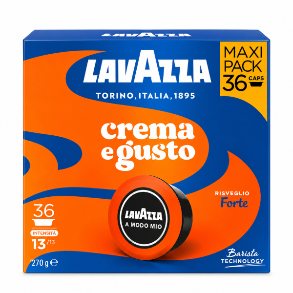 Lavazza A Modo Mio Crema e Gusto Forte - 36 buc.. 