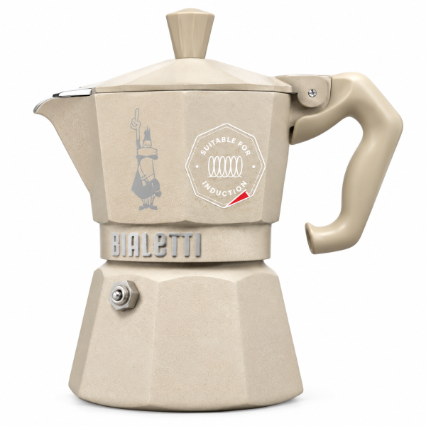 Bialetti Moka Induction Octagonal Cafetieră Pentru 3 Cești