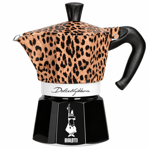 Cafetieră Bialetti Dolce&amp;Gabbana Moka Express Leopardo – 3 cești