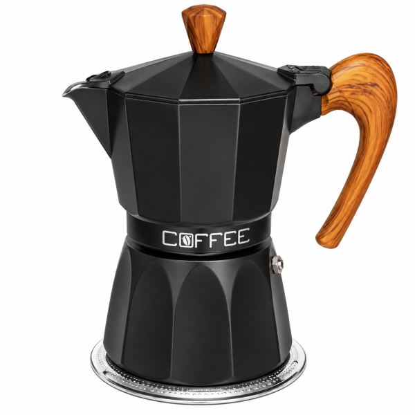 Cafetieră Moka G.A.T. Fashion Wood pentru 3 cești