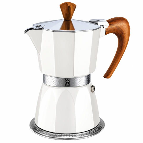 Cafetieră Moka G.A.T. Magnifica White