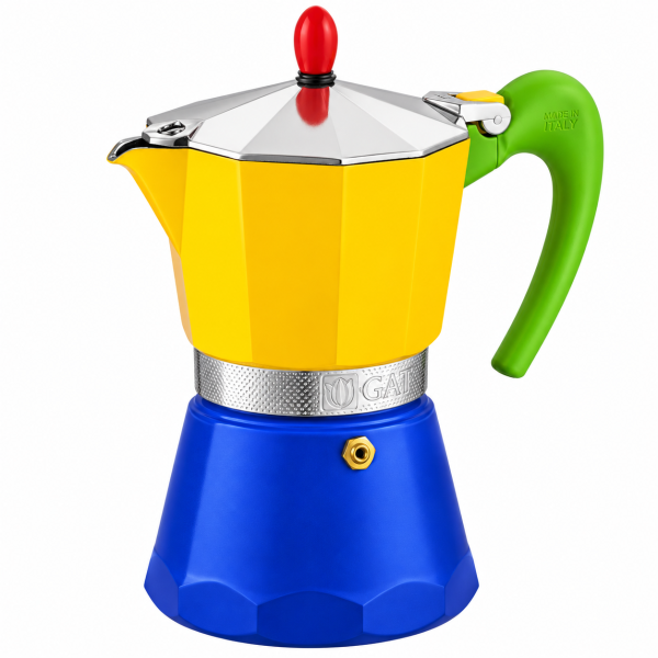 Cafetieră Moka G.A.T. Fantasia Multicolor pentru 3 cești