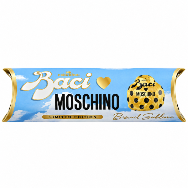 Baci Perugina x Moschino Biscuit Sublime Limited Edition – praline de ciocolată, 3 buc., 37,5 g