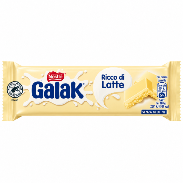 Nestlé Galak ciocolată albă clasică Ricco di Latte – 40 g