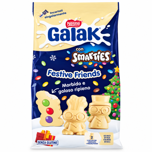 Galak Festive Friends – Figurine de Crăciun din ciocolată 147 g