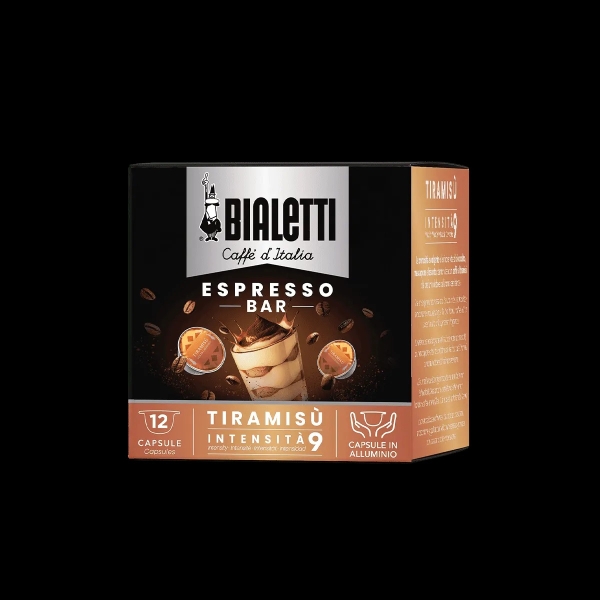 Bialetti Capsules With Tiramisu  Taste 12 pieces