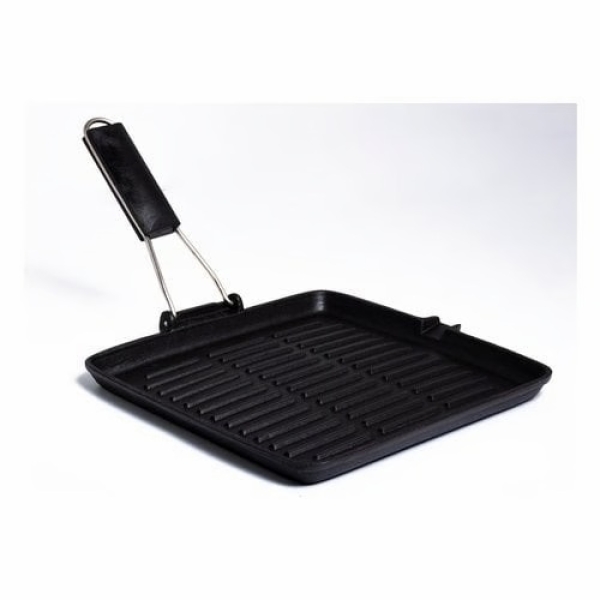 Tigaie grill din fontă Aeternum 28 x 28 cm, neagră